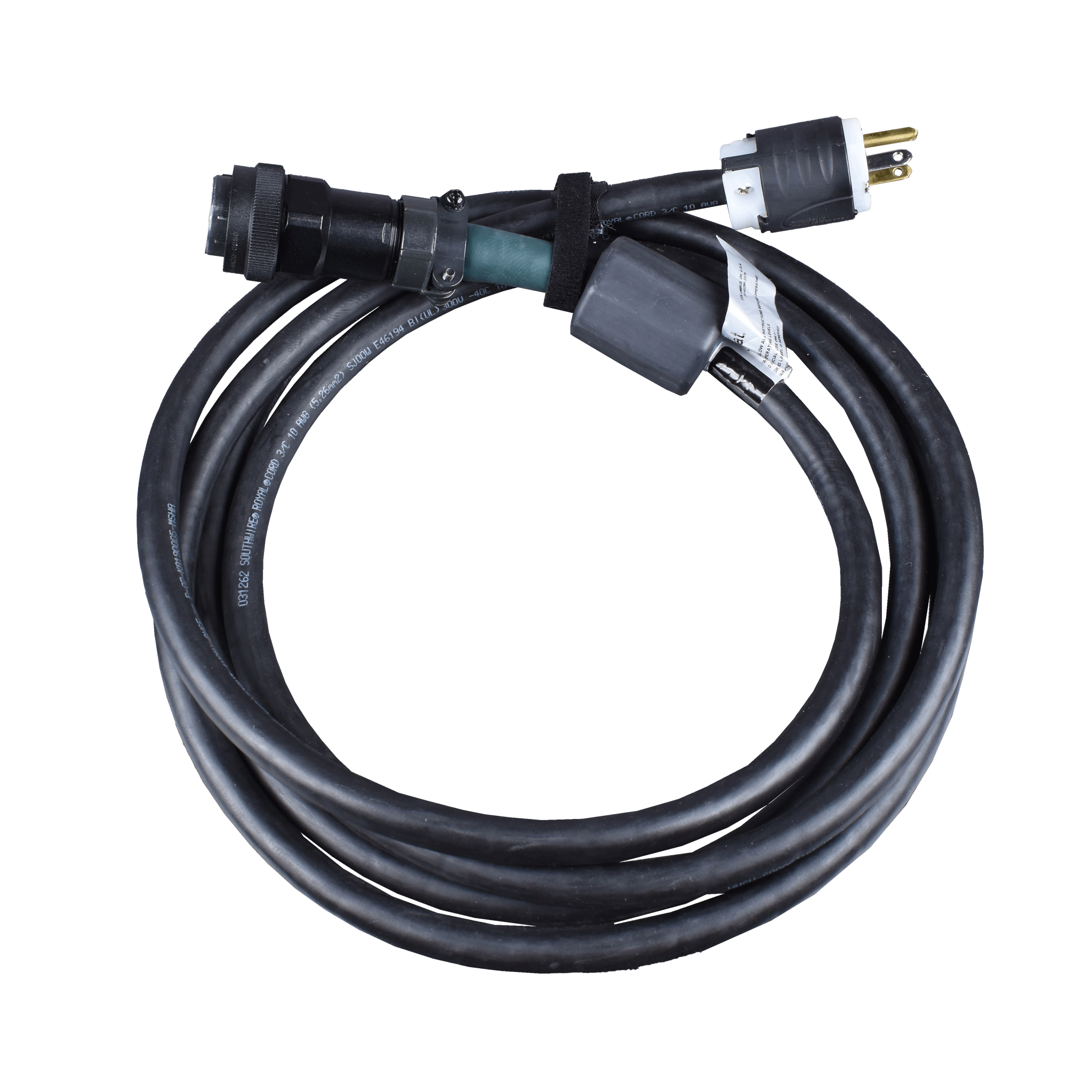 15A, ACR® 4 Input Power Cord (20937-125) – BriskHeat Corporation