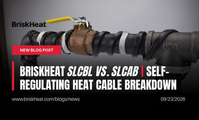 BriskHeat SLCBL vs. SLCAB | Self Regulating Heat Cable Breakdown