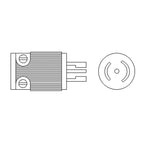 MPC Mating Twist Lock Power Heater Plugs