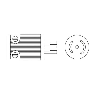 MPC Mating Twist Lock Power Heater Plugs