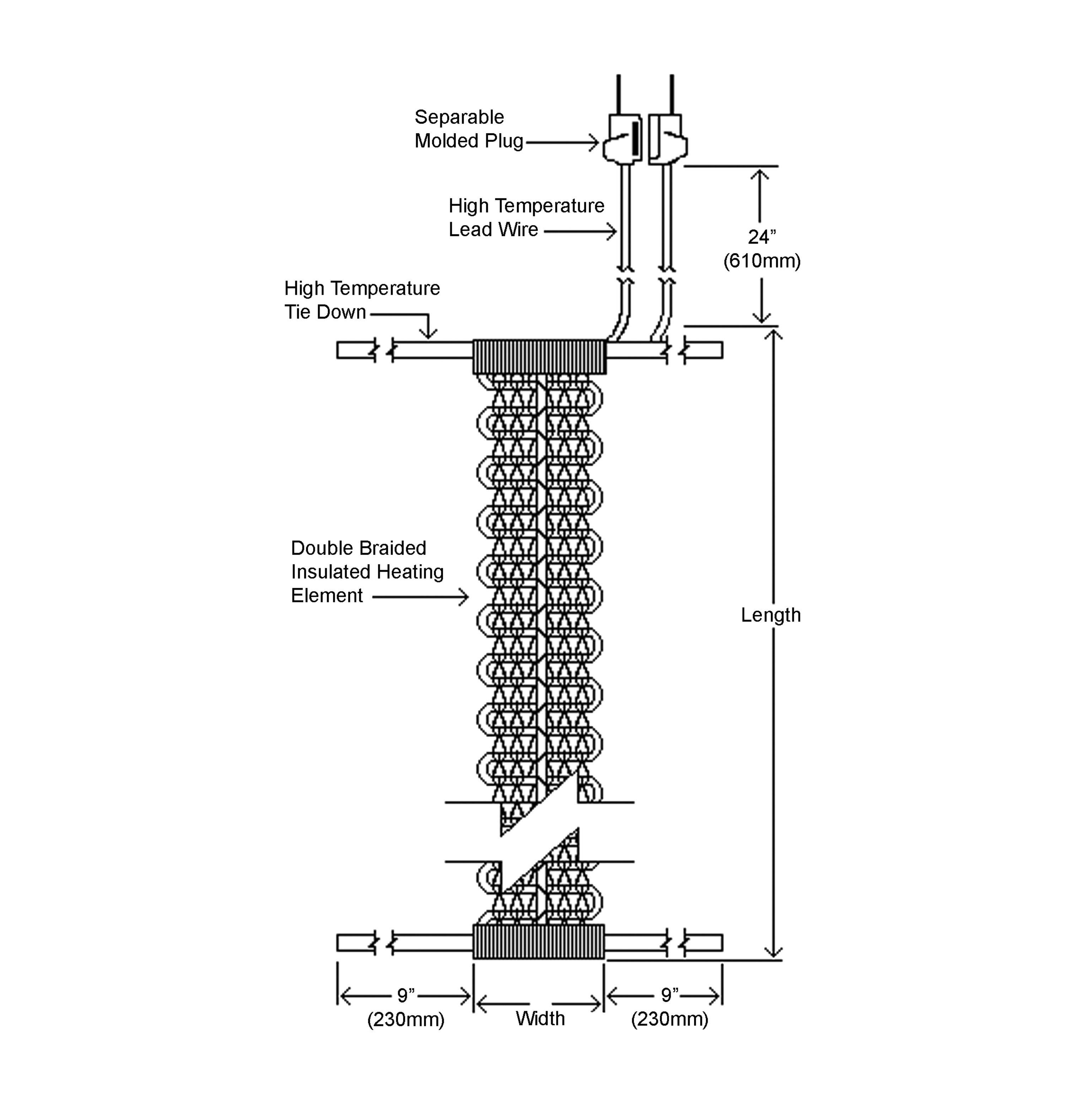 Standard Insulated Heating Tapes (B00)