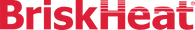 BriskHeat logo in red on a white background