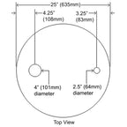 55 Gallon Drum Insulated Top Cover
