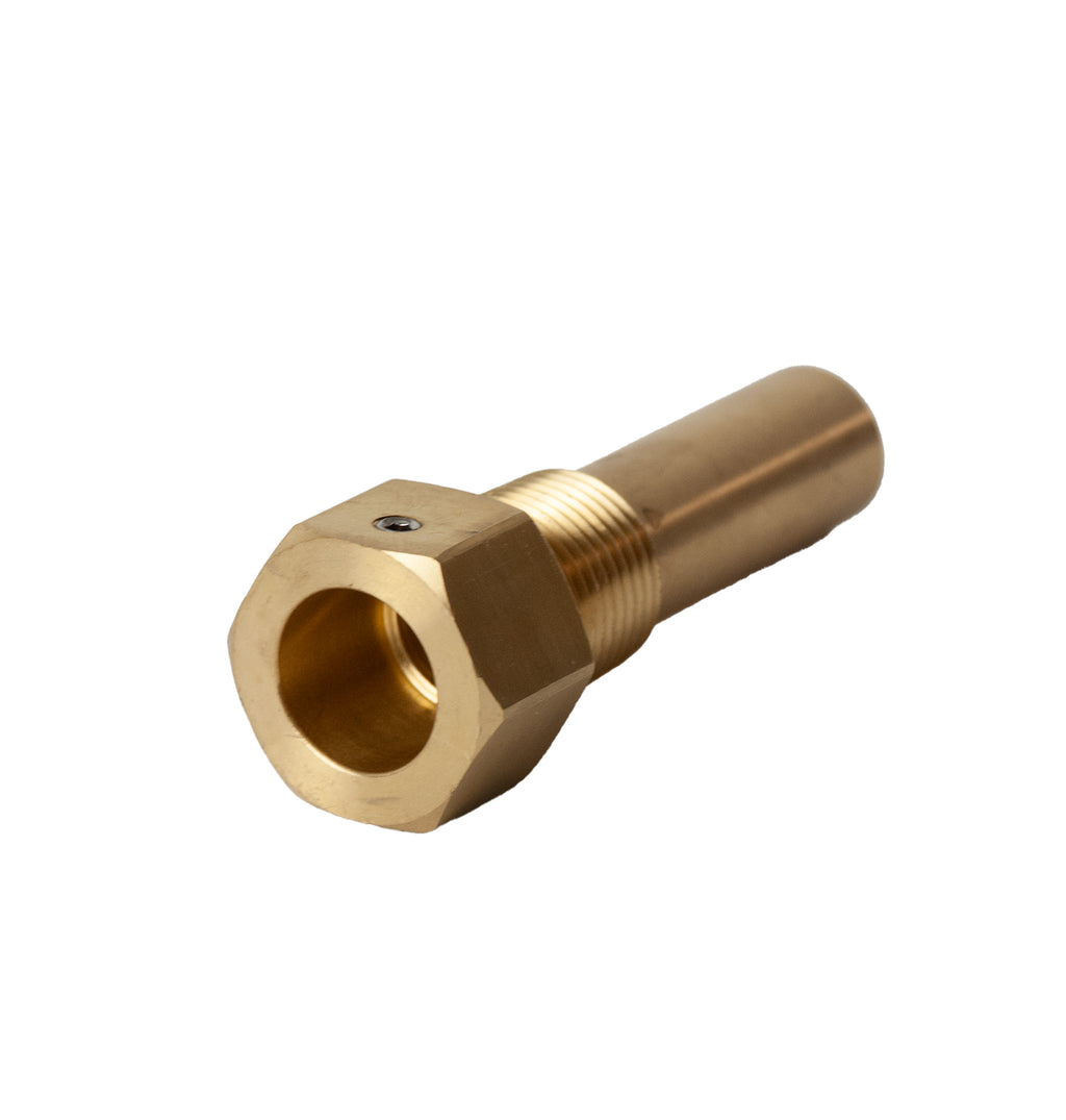 Brass Bulb Well. Dimensions 1/2 in NPT (TB110N-BW)