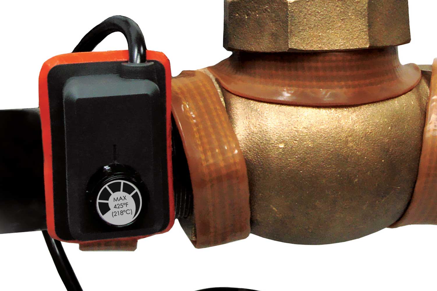 Emergency De-Icer Silicone Rubber Heating Tape with Adjustable Thermostat Control (HSTAT-R)