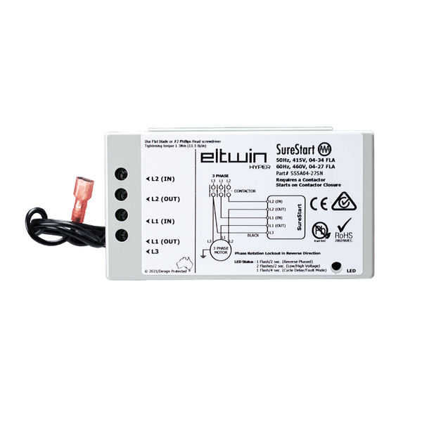 SureStart, Three Phase Compressor Soft Starter for HVAC Units and Heat Pumps