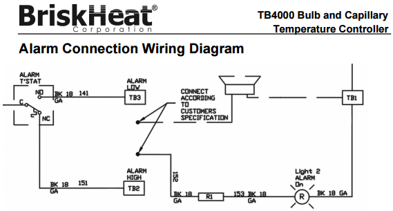 TB4000 High-Capacity Bulb-and-Capillary Temperature Controller