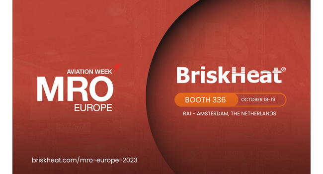 BriskHeat Heading to MRO Europe 2023 