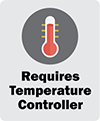 This product requires a temperature controller